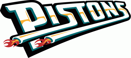 Detroit Pistons 1996-2001 Wordmark Logo iron on transfers for fabric